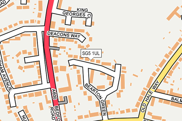 SG5 1UL map - OS OpenMap – Local (Ordnance Survey)