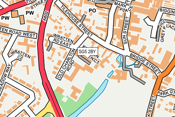 SG5 2BY map - OS OpenMap – Local (Ordnance Survey)