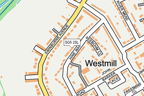 SG5 2SL map - OS OpenMap – Local (Ordnance Survey)