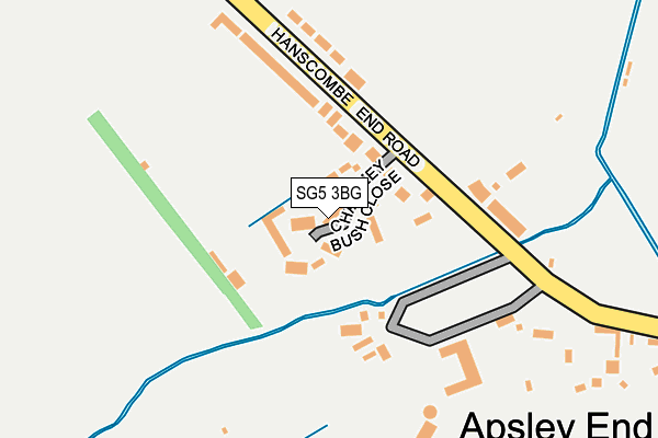 SG5 3BG map - OS OpenMap – Local (Ordnance Survey)