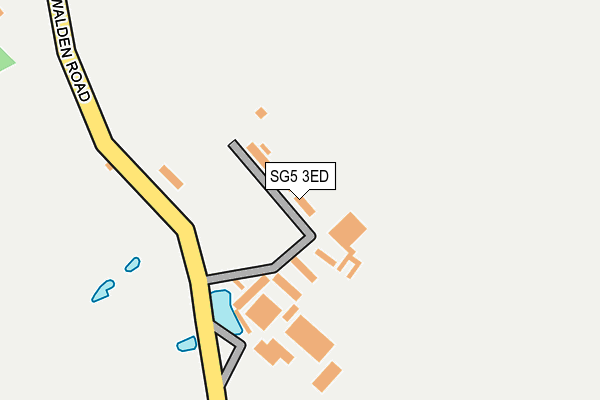 SG5 3ED map - OS OpenMap – Local (Ordnance Survey)