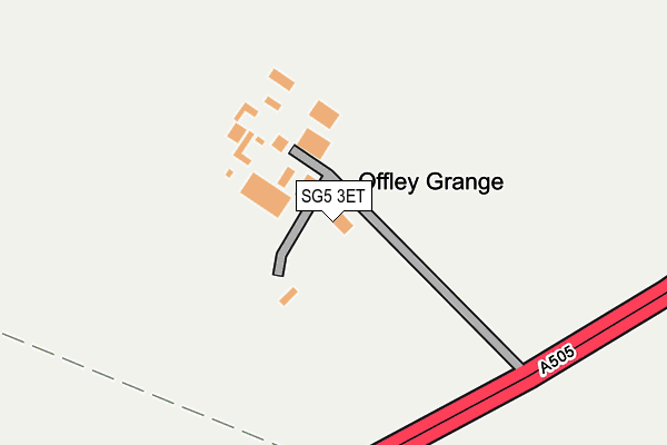 SG5 3ET map - OS OpenMap – Local (Ordnance Survey)