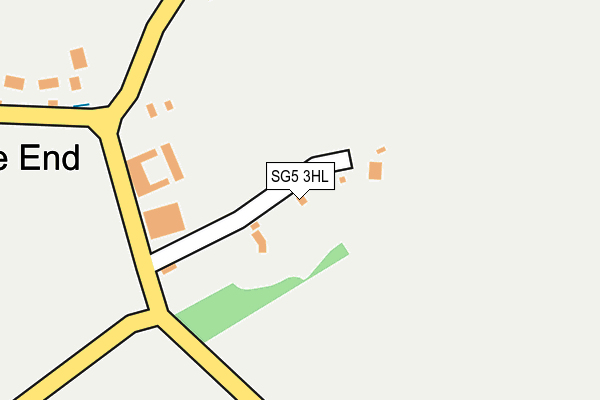 SG5 3HL map - OS OpenMap – Local (Ordnance Survey)