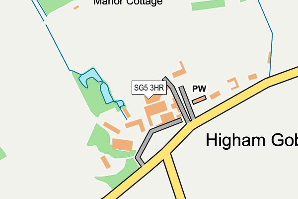 SG5 3HR map - OS OpenMap – Local (Ordnance Survey)