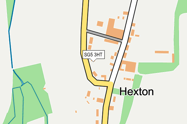 SG5 3HT map - OS OpenMap – Local (Ordnance Survey)