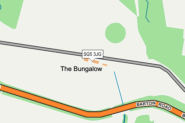 SG5 3JG map - OS OpenMap – Local (Ordnance Survey)