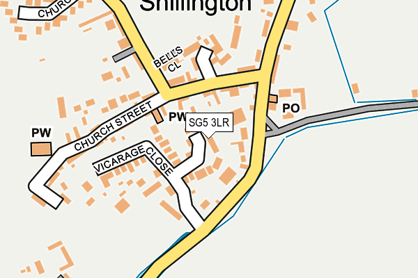 SG5 3LR map - OS OpenMap – Local (Ordnance Survey)