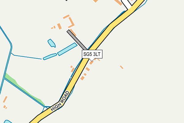 SG5 3LT map - OS OpenMap – Local (Ordnance Survey)
