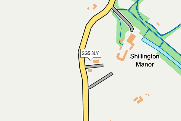 SG5 3LY map - OS OpenMap – Local (Ordnance Survey)