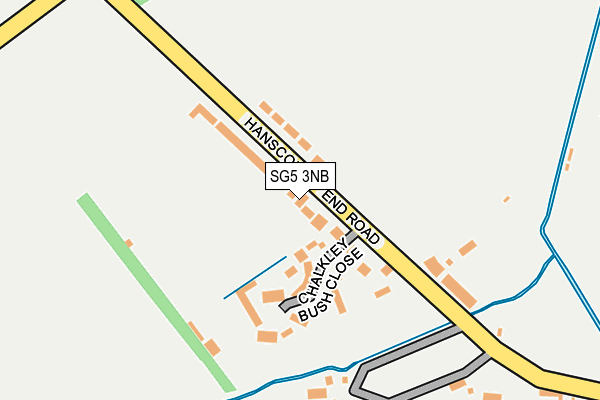 SG5 3NB map - OS OpenMap – Local (Ordnance Survey)