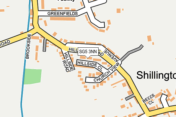 SG5 3NN map - OS OpenMap – Local (Ordnance Survey)
