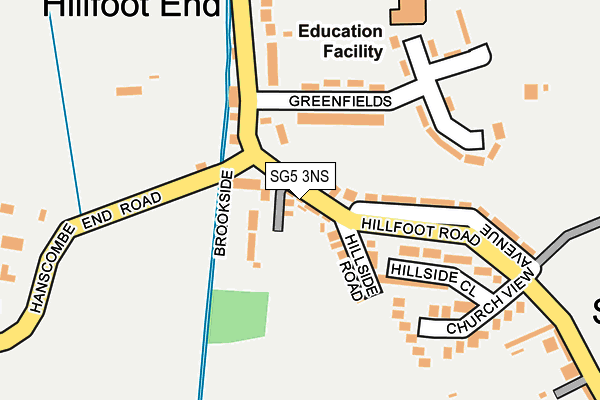 SG5 3NS map - OS OpenMap – Local (Ordnance Survey)