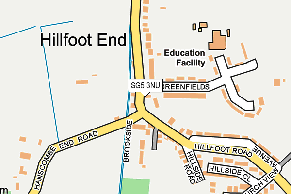 SG5 3NU map - OS OpenMap – Local (Ordnance Survey)