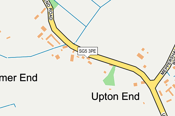 SG5 3PE map - OS OpenMap – Local (Ordnance Survey)