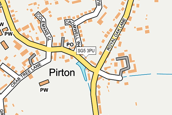 SG5 3PU map - OS OpenMap – Local (Ordnance Survey)