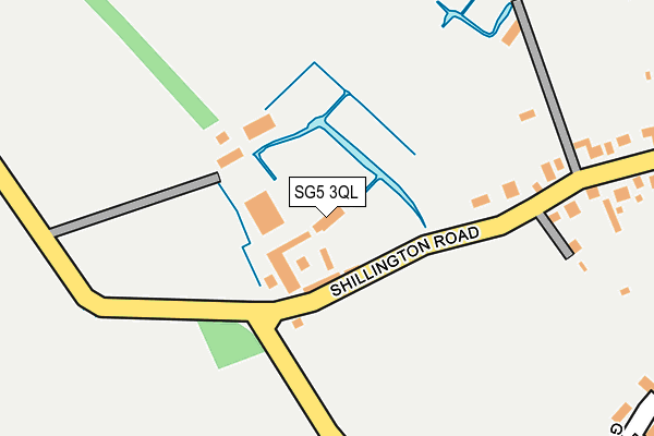 SG5 3QL map - OS OpenMap – Local (Ordnance Survey)