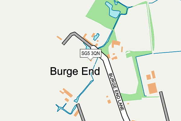 SG5 3QN map - OS OpenMap – Local (Ordnance Survey)