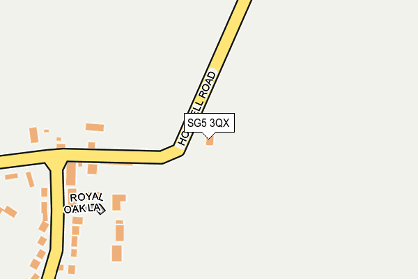 SG5 3QX map - OS OpenMap – Local (Ordnance Survey)