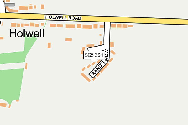SG5 3SH map - OS OpenMap – Local (Ordnance Survey)