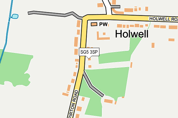 SG5 3SP map - OS OpenMap – Local (Ordnance Survey)
