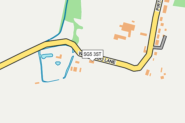 SG5 3ST map - OS OpenMap – Local (Ordnance Survey)