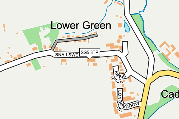 SG5 3TP map - OS OpenMap – Local (Ordnance Survey)