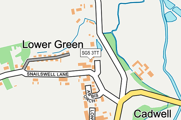 SG5 3TT map - OS OpenMap – Local (Ordnance Survey)