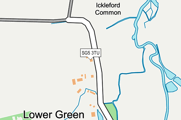 SG5 3TU map - OS OpenMap – Local (Ordnance Survey)