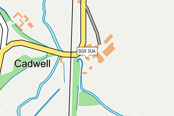 SG5 3UA map - OS OpenMap – Local (Ordnance Survey)