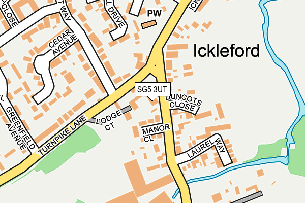 SG5 3UT map - OS OpenMap – Local (Ordnance Survey)