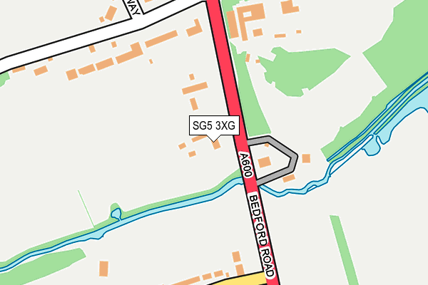 SG5 3XG map - OS OpenMap – Local (Ordnance Survey)