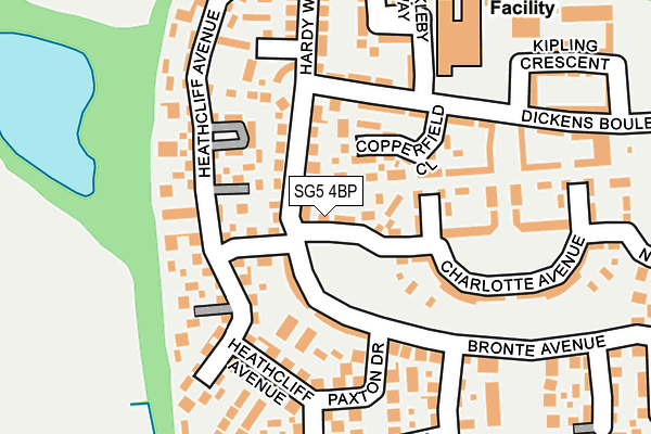 SG5 4BP map - OS OpenMap – Local (Ordnance Survey)