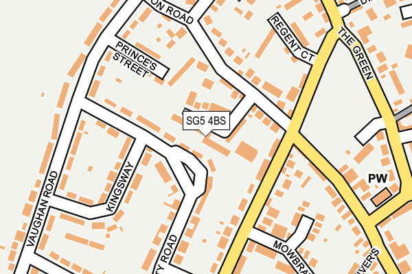 SG5 4BS map - OS OpenMap – Local (Ordnance Survey)