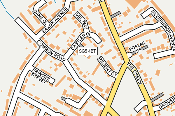 SG5 4BT map - OS OpenMap – Local (Ordnance Survey)