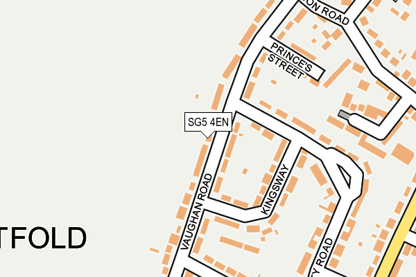 SG5 4EN map - OS OpenMap – Local (Ordnance Survey)