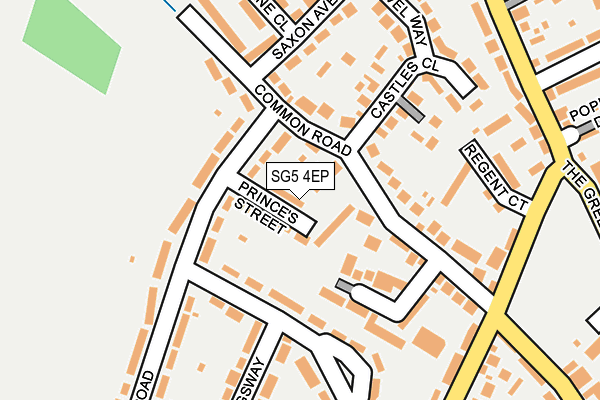 SG5 4EP map - OS OpenMap – Local (Ordnance Survey)
