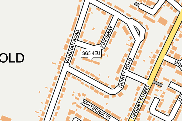 SG5 4EU map - OS OpenMap – Local (Ordnance Survey)