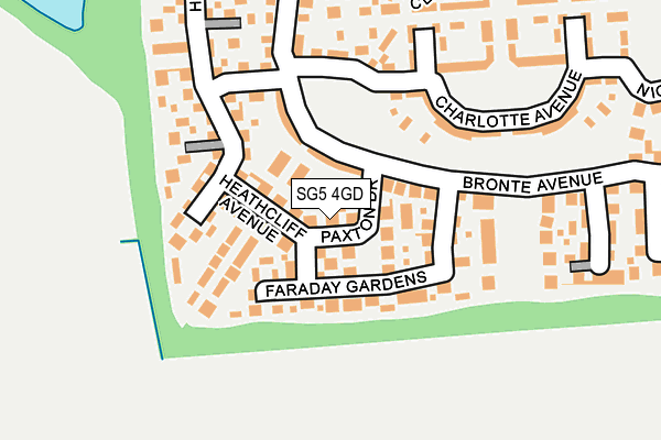 SG5 4GD map - OS OpenMap – Local (Ordnance Survey)