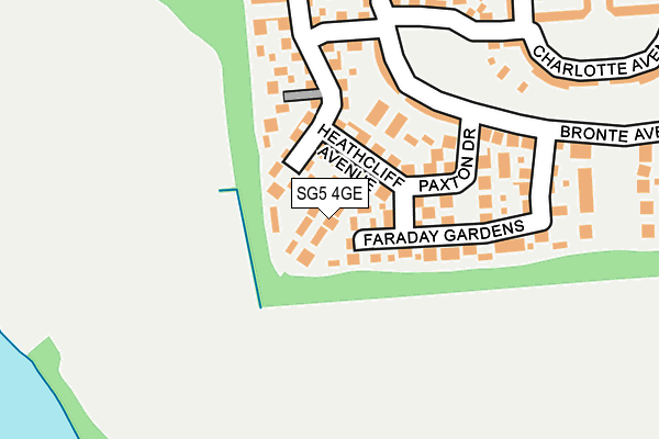 SG5 4GE map - OS OpenMap – Local (Ordnance Survey)