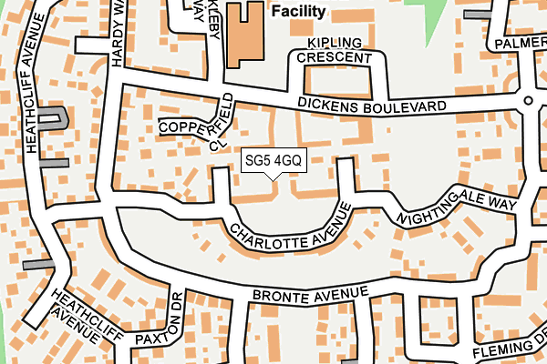 SG5 4GQ map - OS OpenMap – Local (Ordnance Survey)