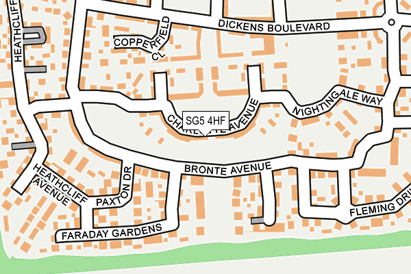 SG5 4HF map - OS OpenMap – Local (Ordnance Survey)