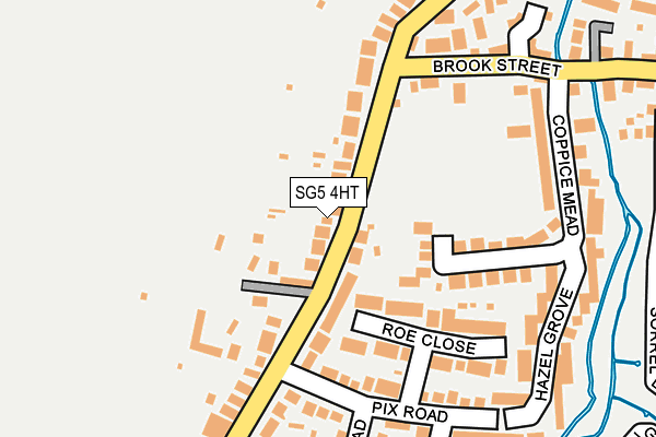 SG5 4HT map - OS OpenMap – Local (Ordnance Survey)