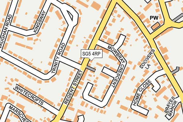 SG5 4RP map - OS OpenMap – Local (Ordnance Survey)