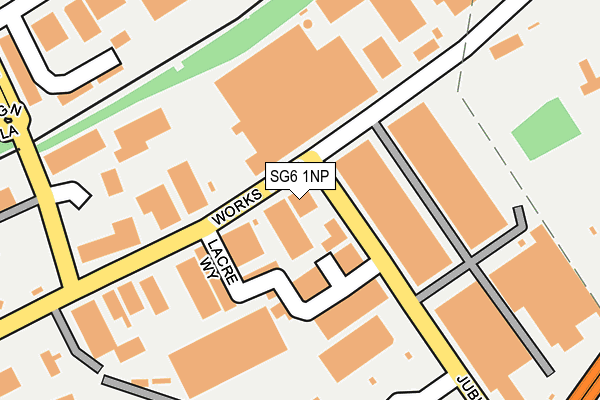 SG6 1NP map - OS OpenMap – Local (Ordnance Survey)