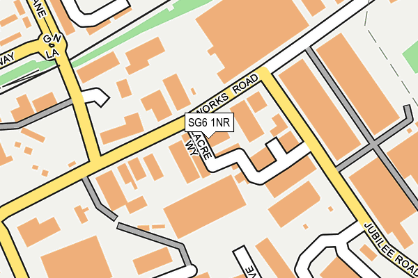 SG6 1NR map - OS OpenMap – Local (Ordnance Survey)