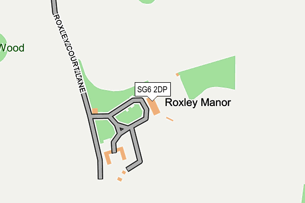 SG6 2DP map - OS OpenMap – Local (Ordnance Survey)