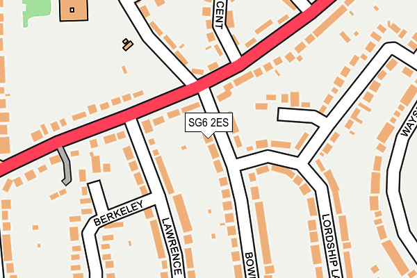 SG6 2ES map - OS OpenMap – Local (Ordnance Survey)