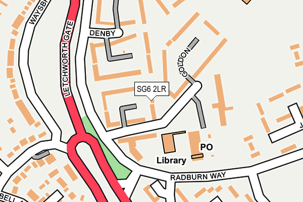 SG6 2LR map - OS OpenMap – Local (Ordnance Survey)