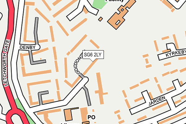 SG6 2LY map - OS OpenMap – Local (Ordnance Survey)