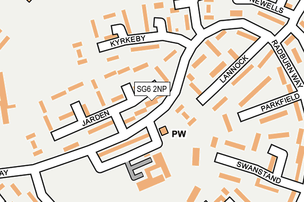 SG6 2NP map - OS OpenMap – Local (Ordnance Survey)